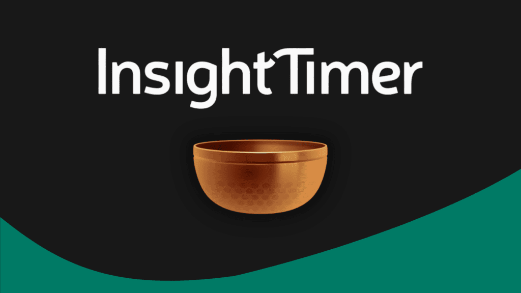 Insight Timer's app logo, a brass metal singing bowl.